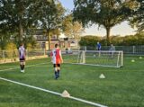 Voetvolleytoernooitje S.K.N.W.K. JO19-1 tijdens de training (26/26)